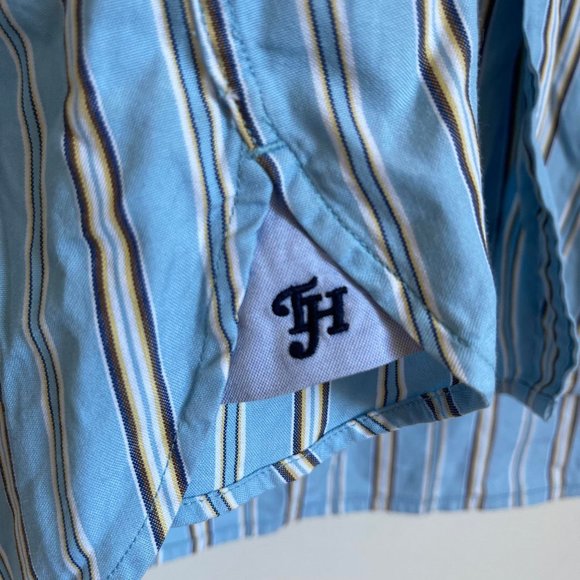 Men's Tommy Hilfiger Long sleeve button up Shirt Size XXL O67 - Picture 4 of 8